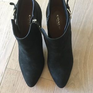 Coach leather boots 35.5/5.5